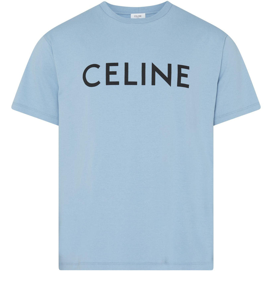 CELINE Loose Celine t-shirt in cotton jersey