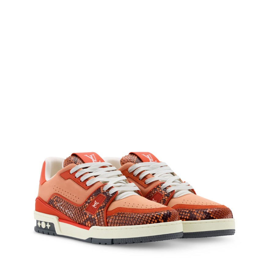 Louis Vuitton LV Trainer Sneaker — Orange