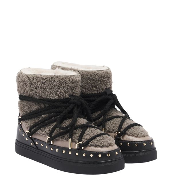 Inuikii Curly Rock studded shearling snow boots