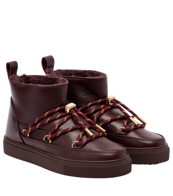 Inuikii Full Leather Gloss leather snow boots