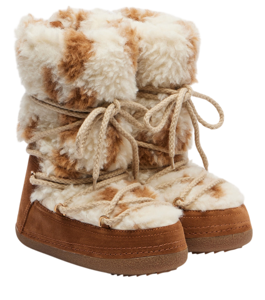 Inuikii Teddy High suede snow boots
