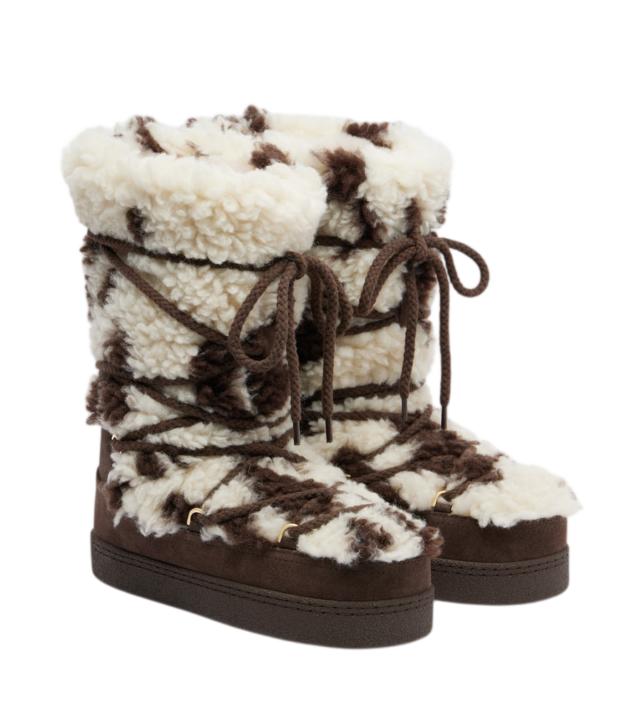 Inuikii Teddy shearling knee-high boots