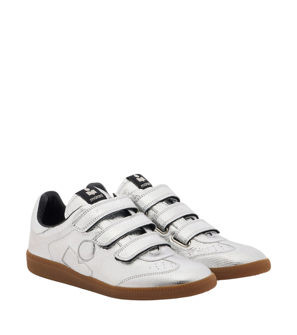 Zapatillas deportivas de piel metalizada Beth de Isabel Marant