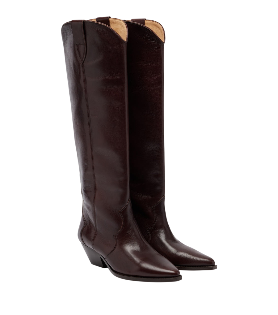 Isabel Marant Denvee leather cowboy boots