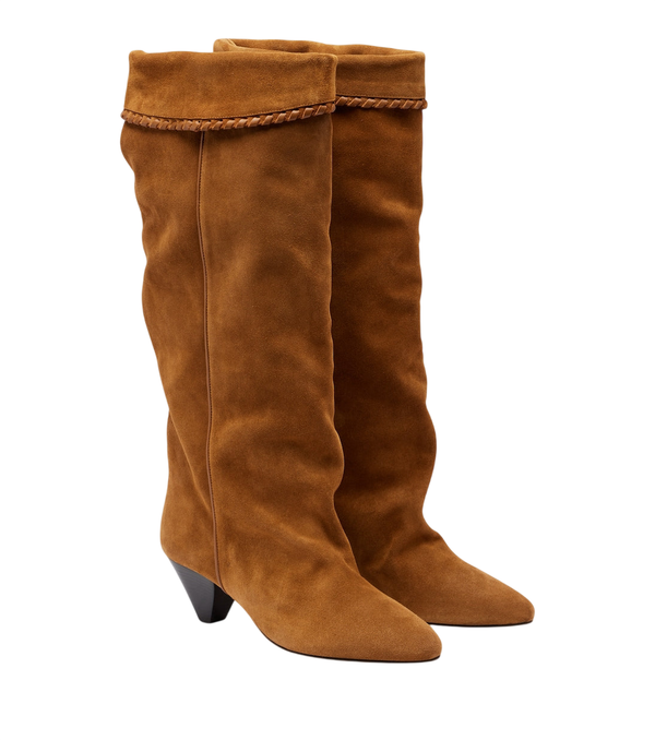 Isabel Marant Elita suede knee-high boots