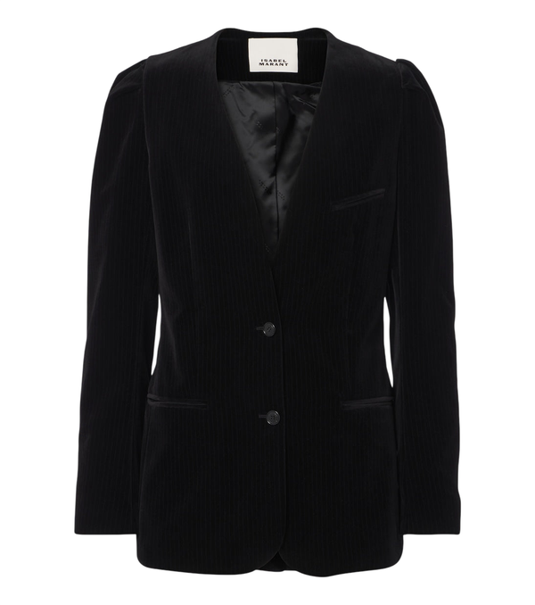 Isabel Marant Fereole cotton velvet blazer