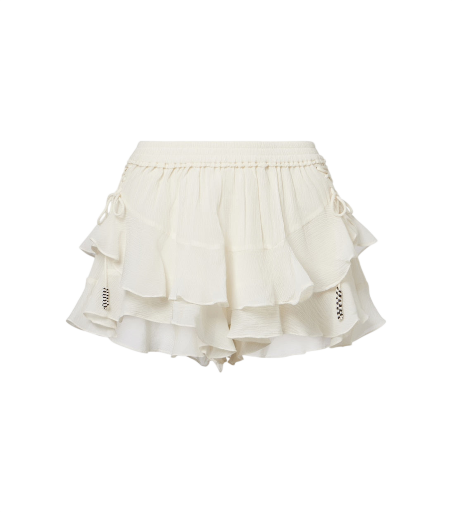 Minijupe à étages en soie Geisa d'Isabel Marant