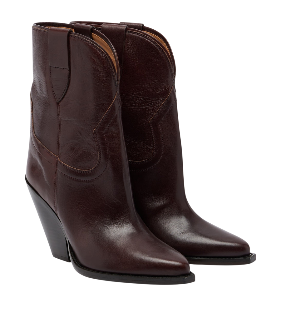 Isabel Marant Leyane leather cowboy boots