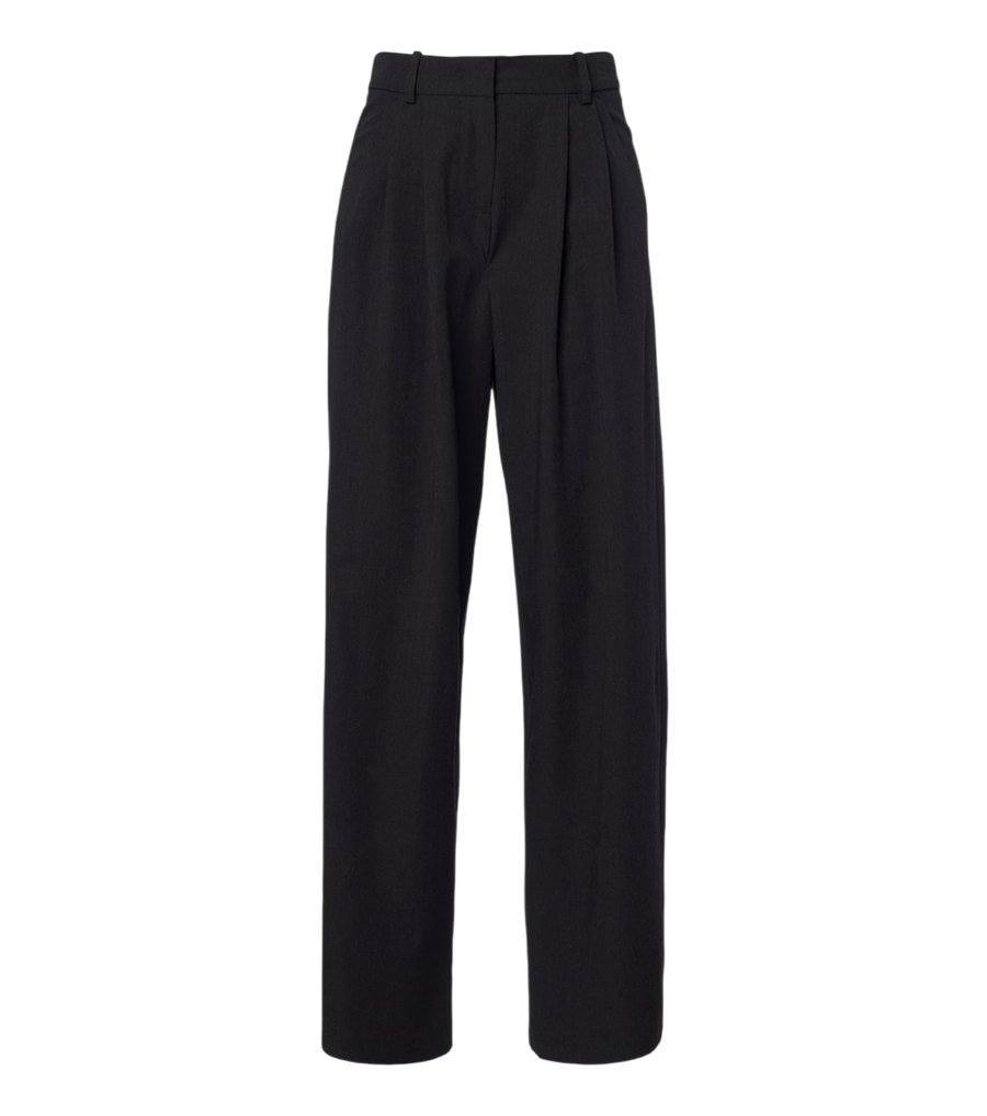 Isabel Marant Lyda pleated virgin wool straight pants