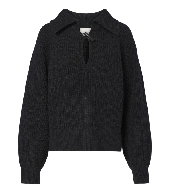 Isabel Marant Miranda wool and cashmere polo sweater