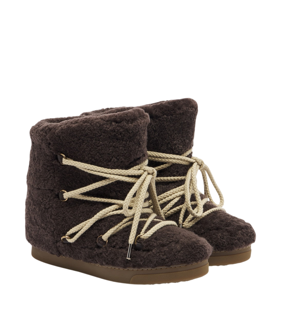 Isabel Marant Nowles shearling snow boots