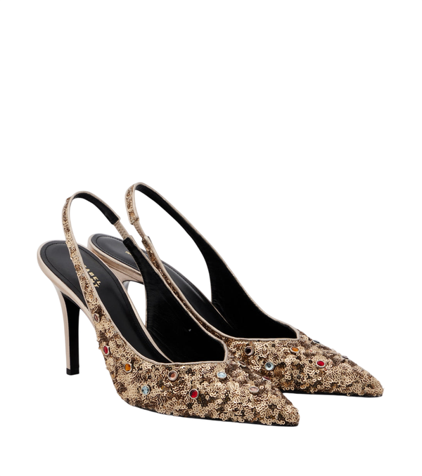 Isabel Marant Sapatos de salto slingback Pafya com detalhes