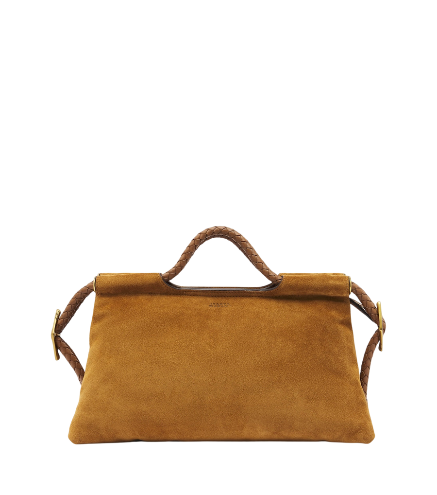 Sac à main moyen modèle Pipa en daim Isabel Marant