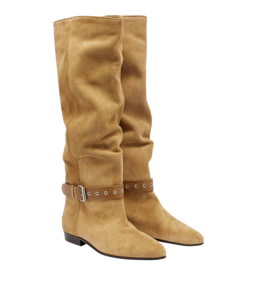 Isabel Marant Rilton suede knee-high boots