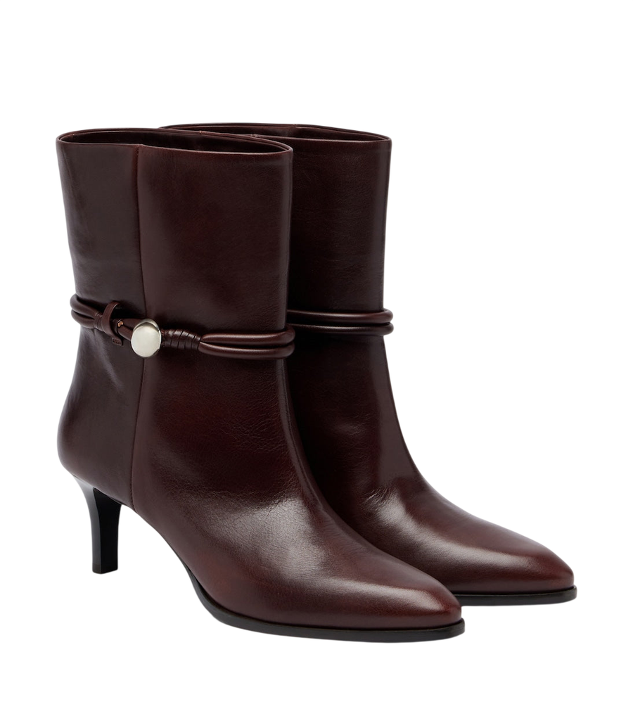 Isabel Marant Telsa embellished leather ankle boots