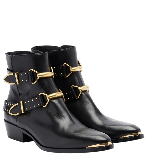 Isabel Marant Zalya studded leather ankle boots