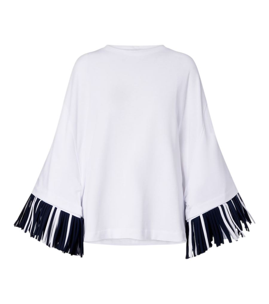 Jacquemus T-shirt Cabana com franjas em malha de algodão