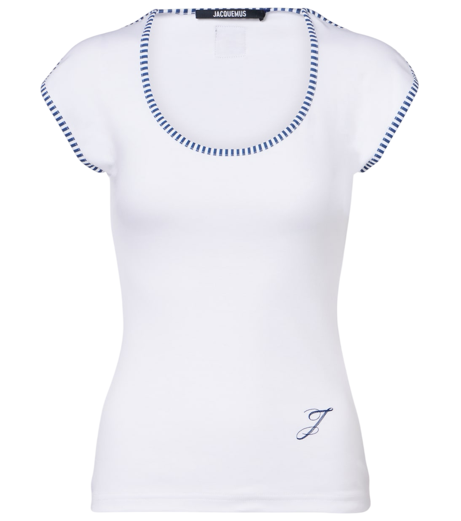 Camiseta de punto de algodón Espiral de Jacquemus