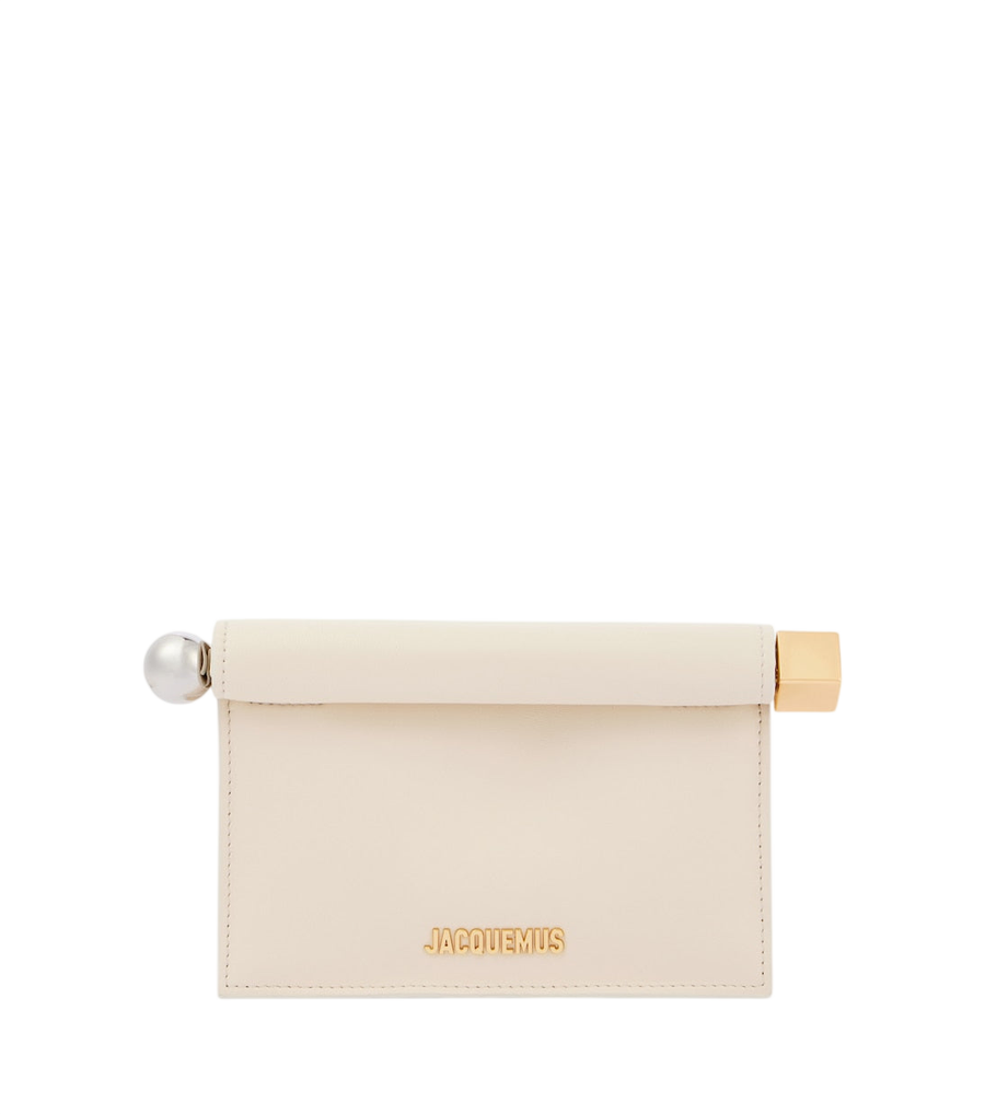 Bolso de mano de piel La Petite Pochette Rond Carré de Jacquemus