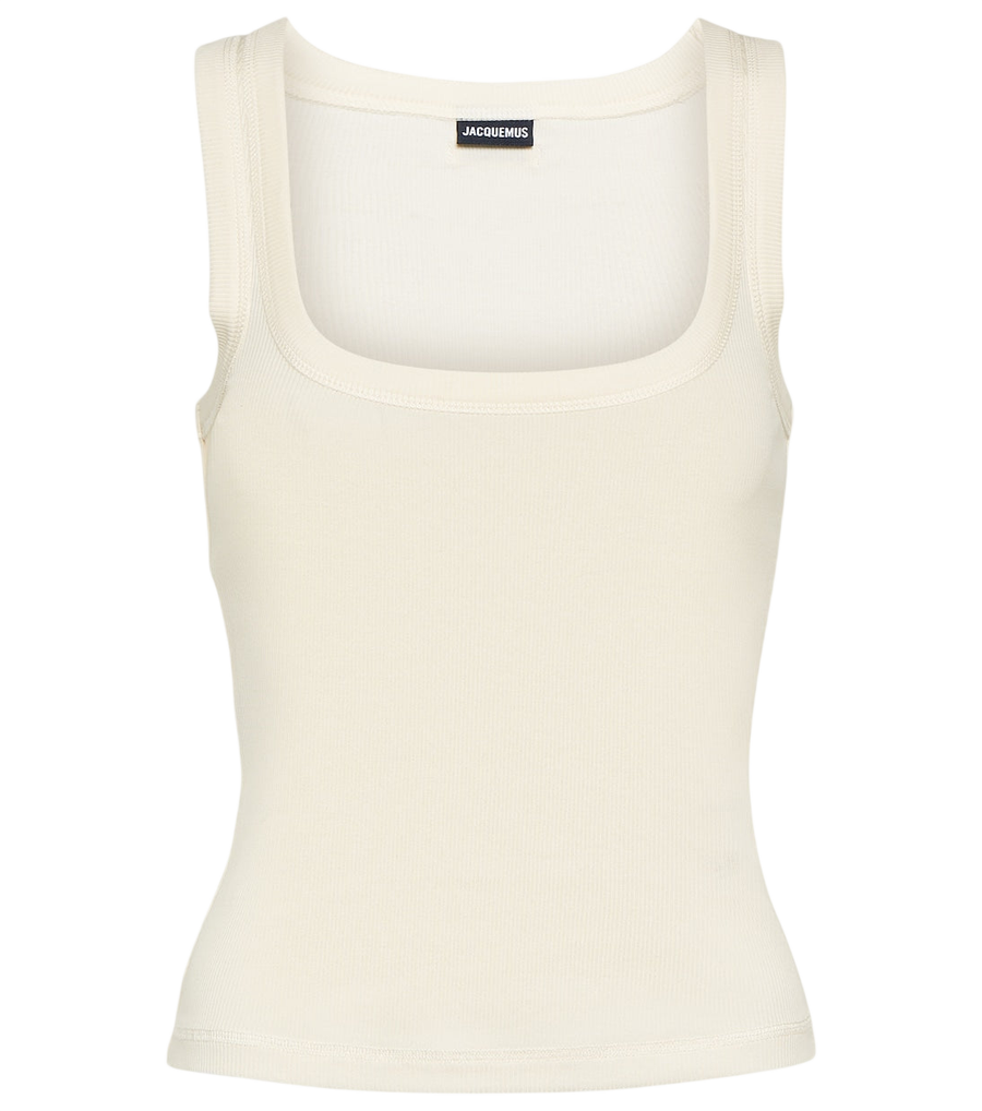Débardeur en coton Jacquemus Le Débardeur Gros Grain
