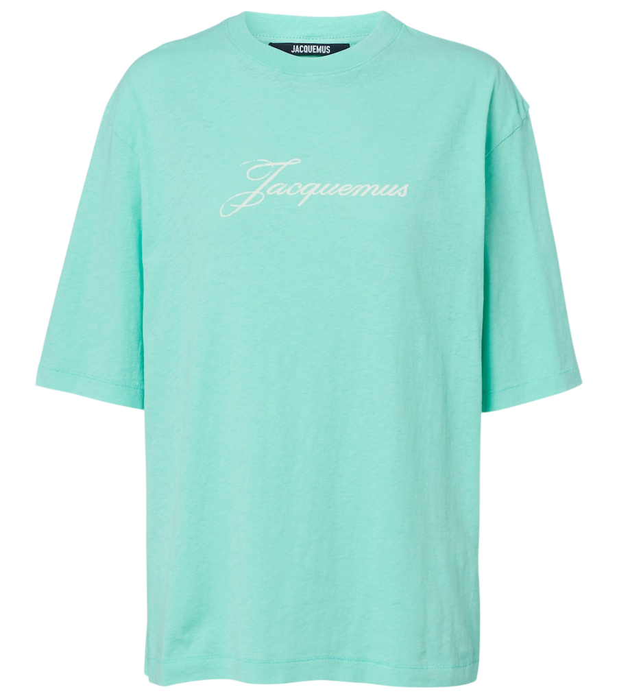 Jacquemus Logo cotton and hemp jersey T-shirt