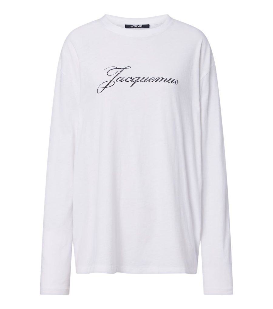 Jacquemus Logo cotton and hemp jersey T-shirt