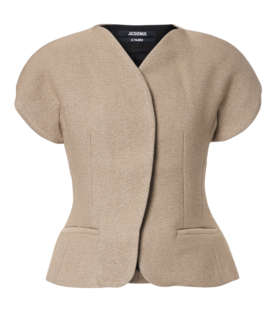 Jacquemus Ovalo wool and cotton jacket