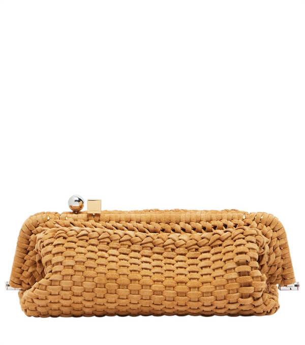 Bolso de mano Jacquemus Salon de ante trenzado