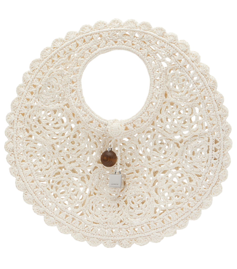 Jacquemus Spiaggia Small crochet top-handle bag