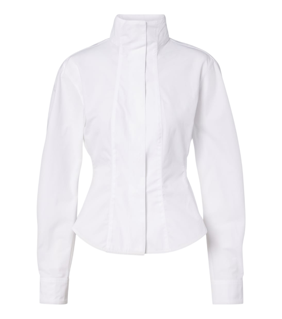 Jacquemus Tulipe open-back cotton poplin shirt