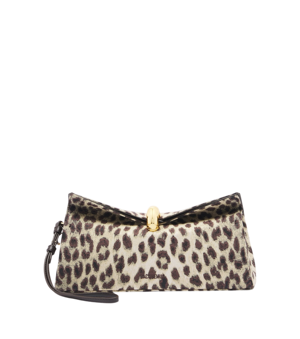 Jacquemus Pochette Valérie in tela leopardata