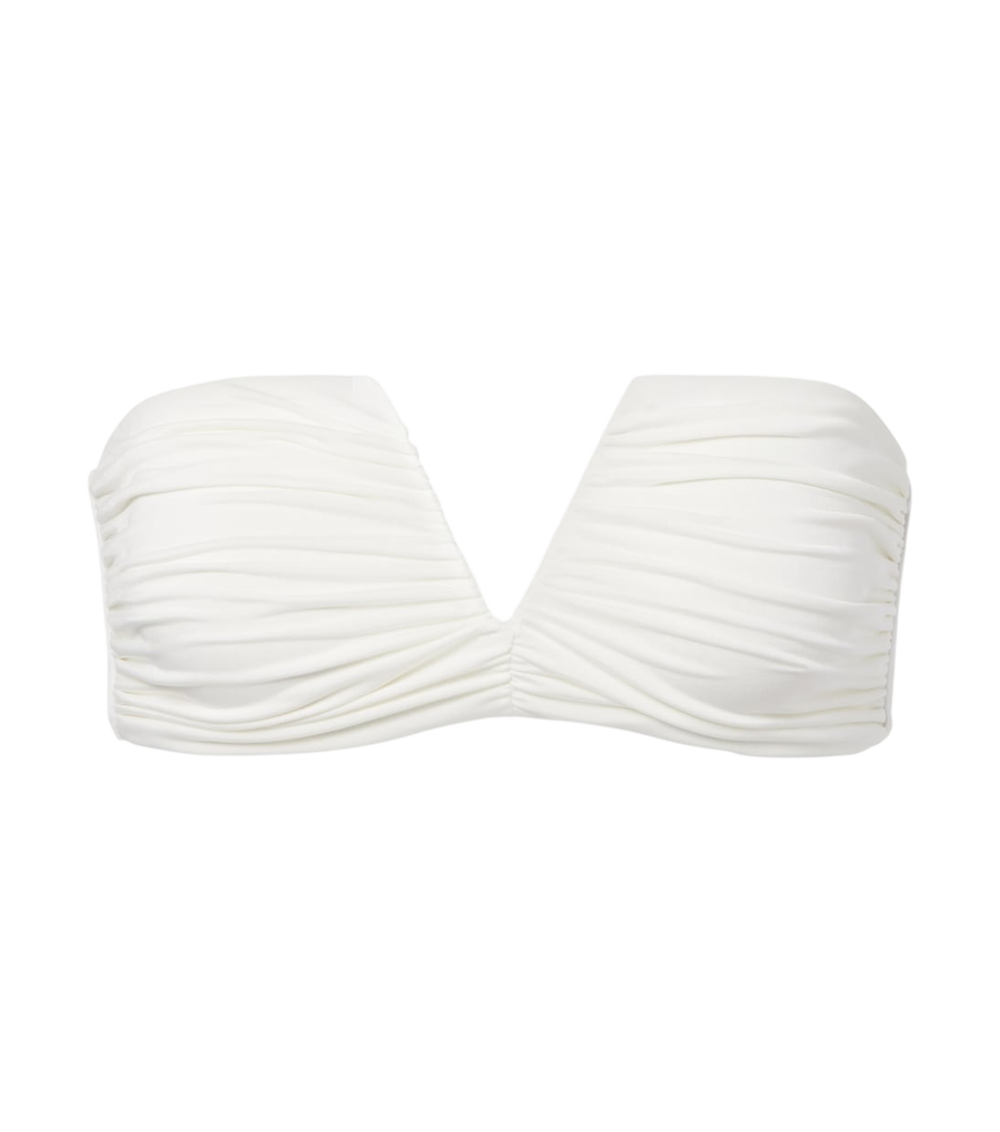 Haut de bikini bandeau froncé Clara de Jade Swim