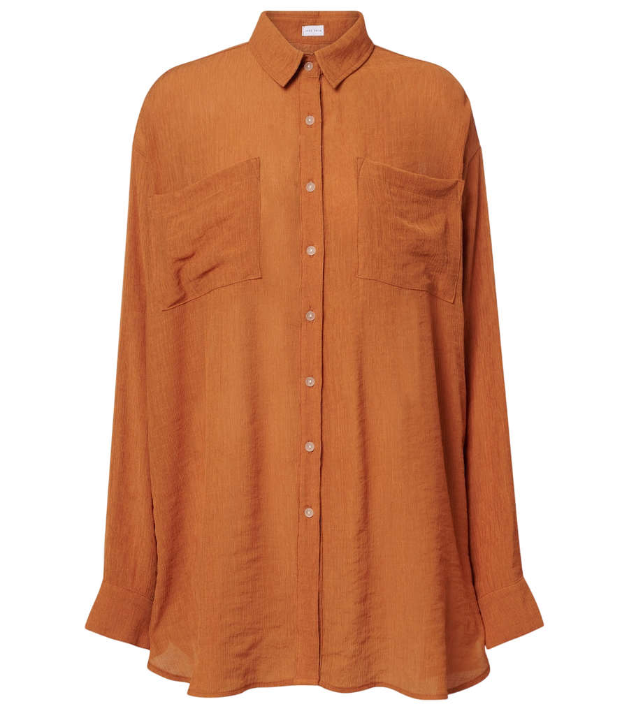 Jade Swim Mika seersucker shirt