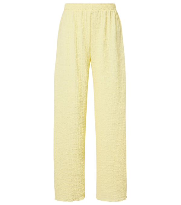 Jade Swim Mika seersucker wide-leg pants
