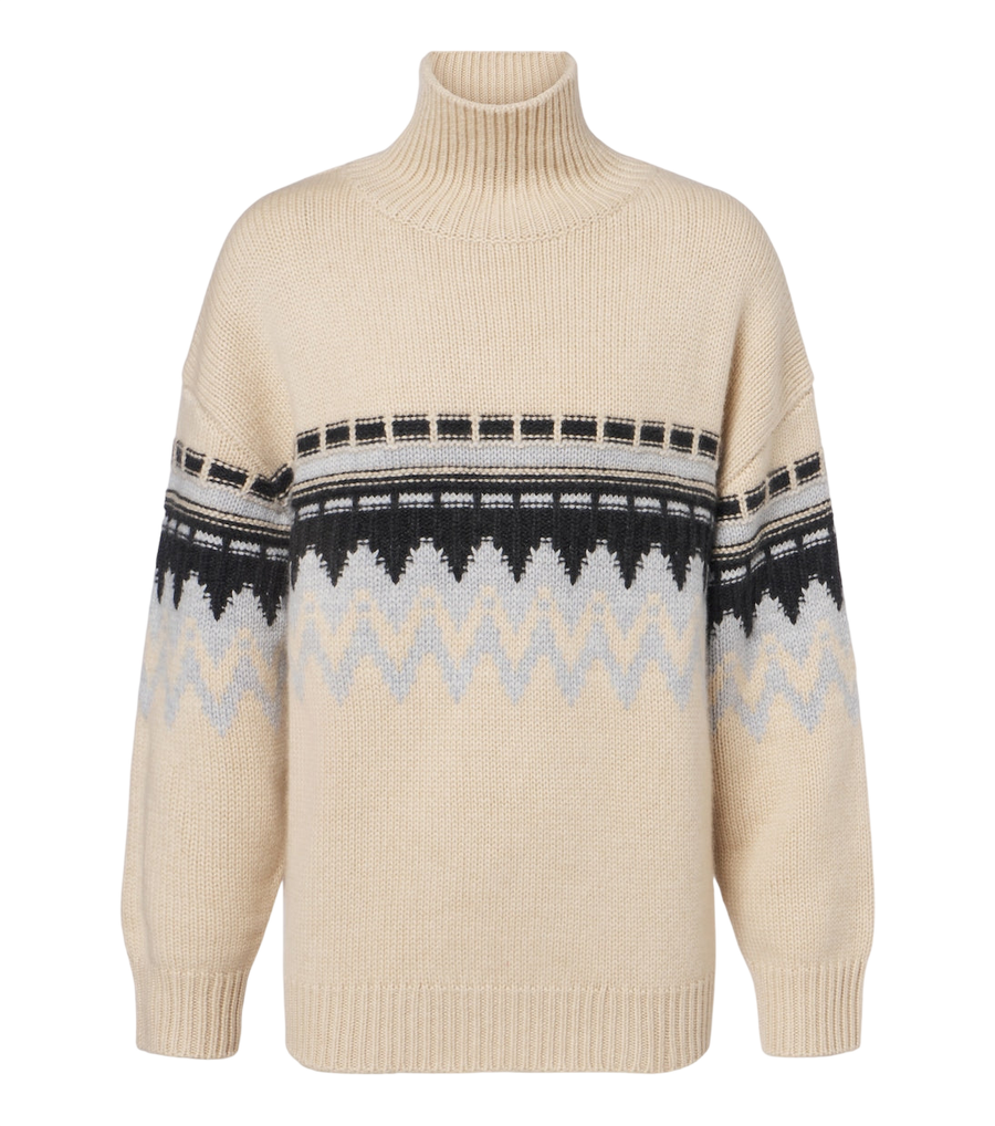 Jardin des Orangers Fair Isle cashmere sweater