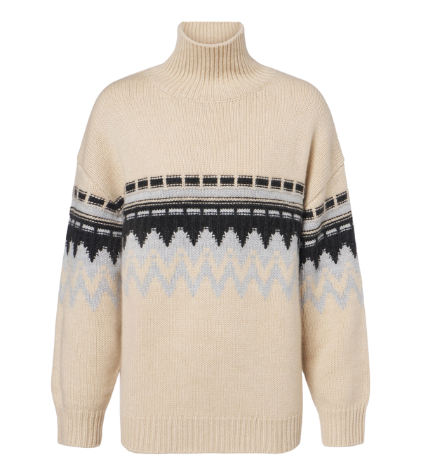 Jardin des Orangers Fair Isle cashmere sweater