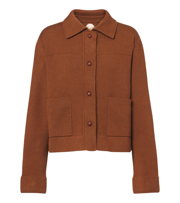 Jardin des Orangers Fringed wool and cashmere jacket