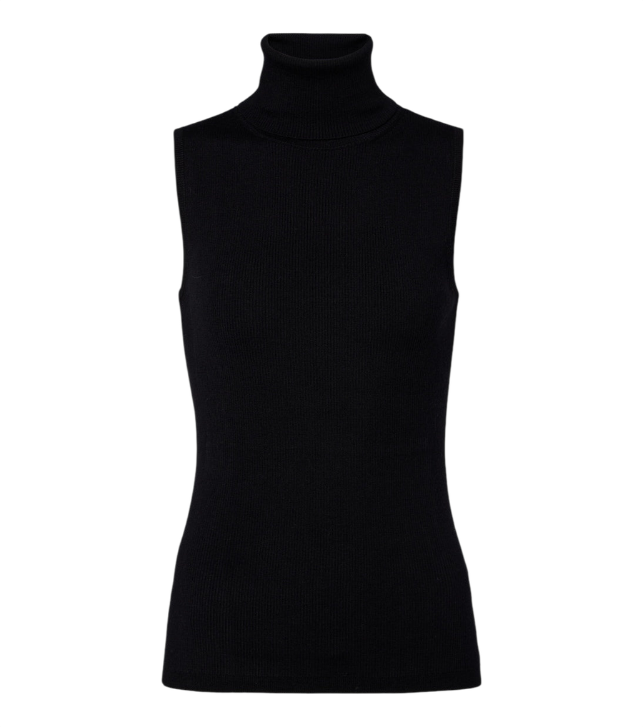 Jardin des Orangers Ribbed-knit virgin wool turtleneck top