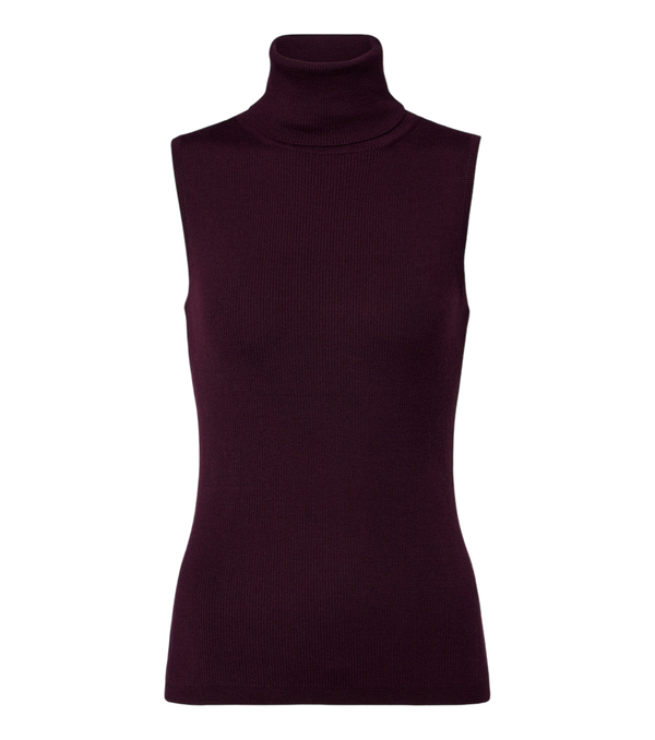 Jardin des Orangers Ribbed-knit virgin wool turtleneck top