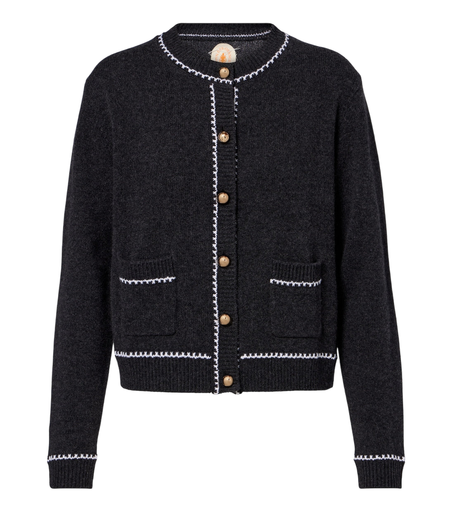 Jardin des Orangers Virgin wool and cashmere cardigan