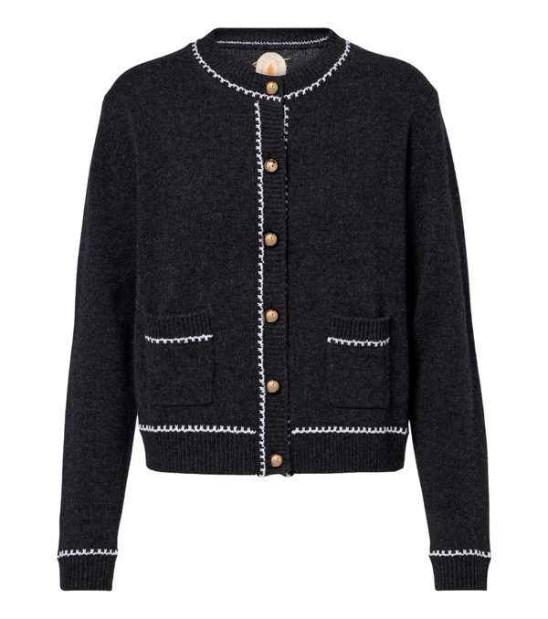 Jardin des Orangers Virgin wool and cashmere cardigan