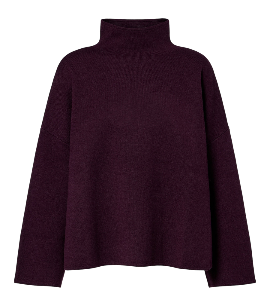 Jardin des Orangers Virgin wool and cashmere high neck sweater