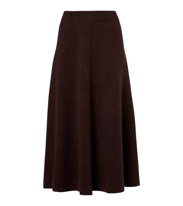 Jardin des Orangers Wool and cashmere midi skirt