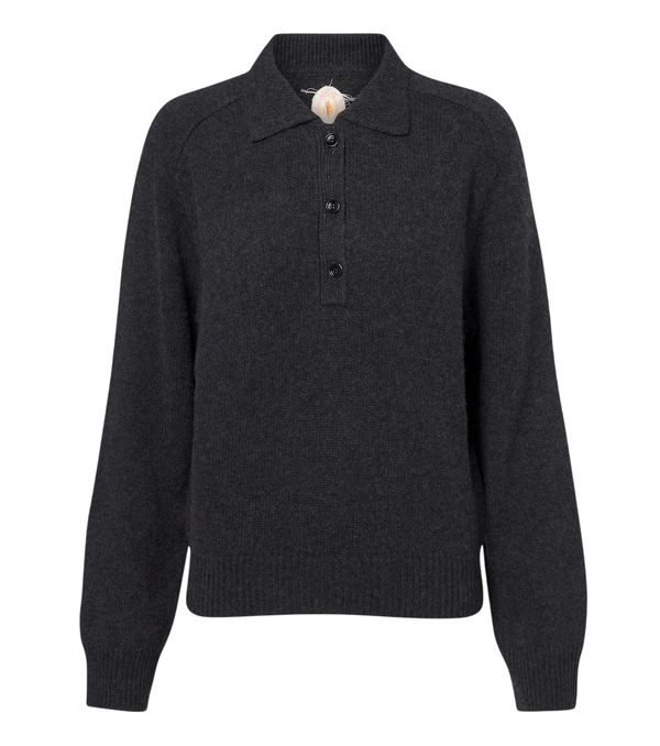 Jardin des Orangers Wool and cashmere polo sweater