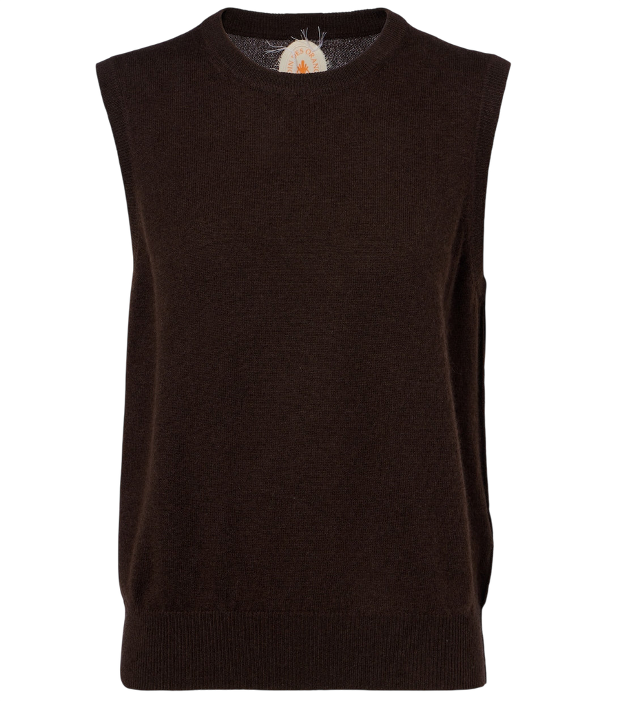 Jardin des Orangers Wool and cashmere tank top