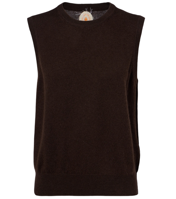 Jardin des Orangers Wool and cashmere tank top