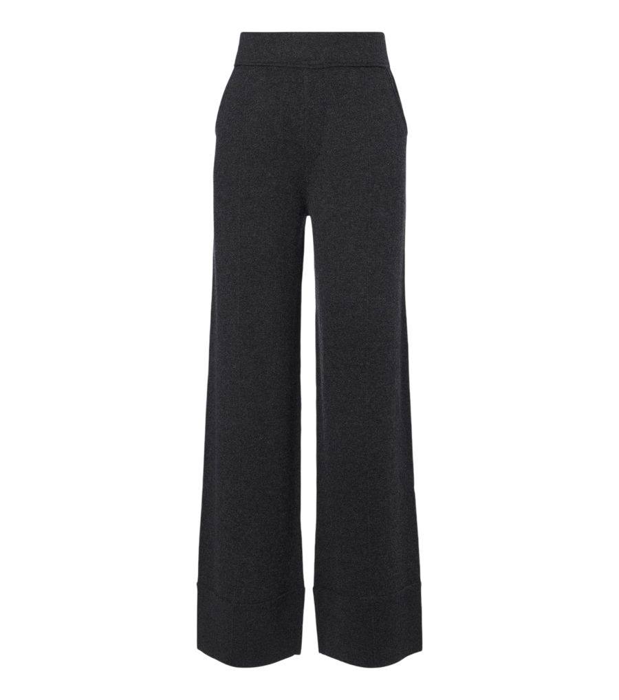 Jardin des Orangers Wool and cashmere wide-leg pants