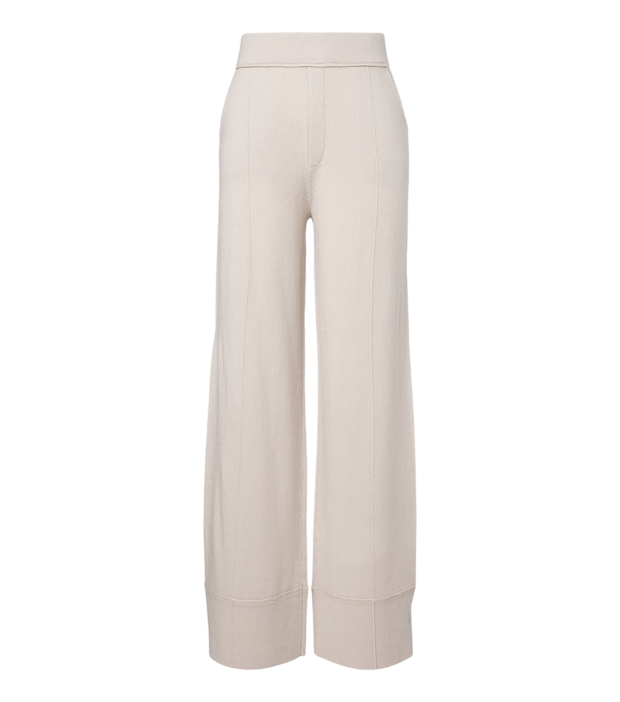 Jardin des Orangers Wool and cashmere wide-leg pants