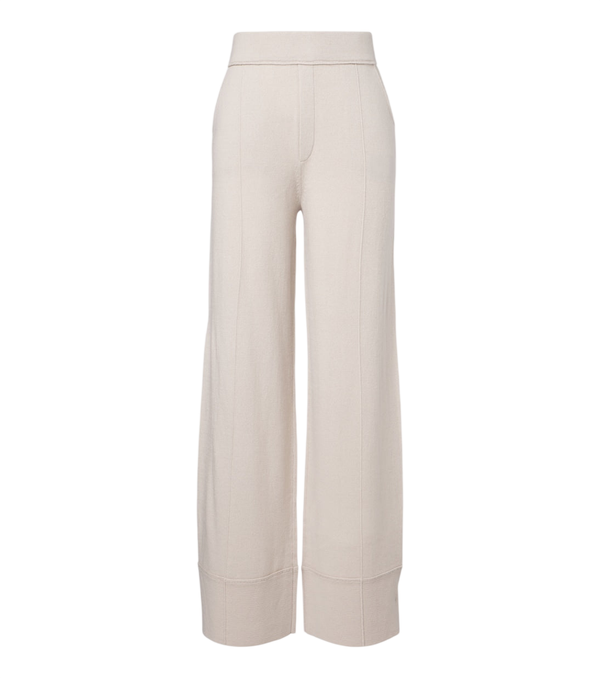 Jardin des Orangers Wool and cashmere wide-leg pants