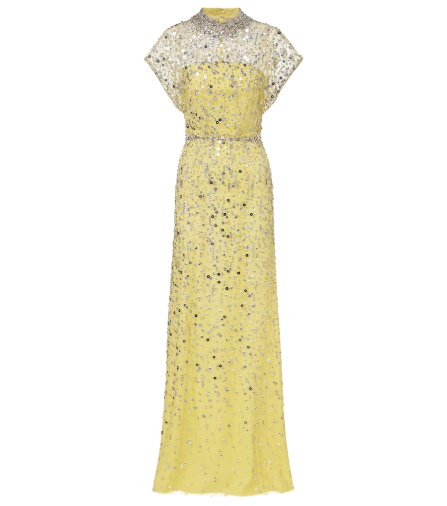 Jenny Packham Crystal Drop beaded gown